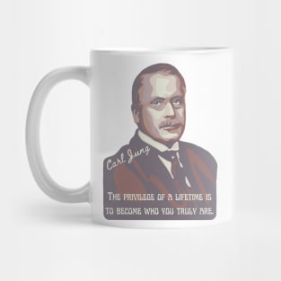 Carl Jung Portrait and Quote Mug